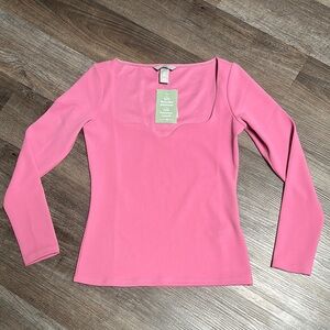H&M Pink Long Sleeve Women's Top